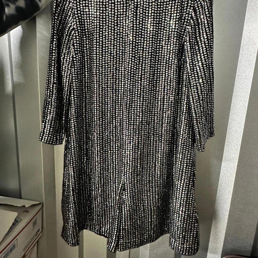 FRENCH CONNECTION Beautiful silver sequin jumpsuit - Picture 2 of 3
